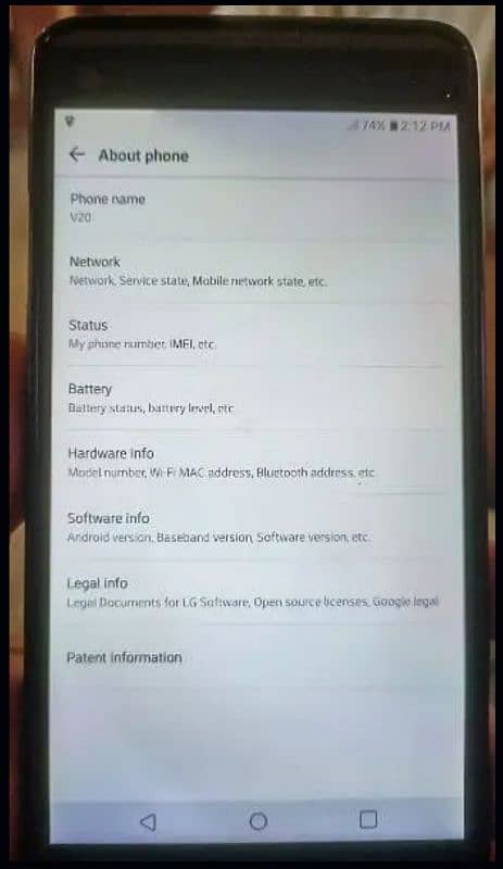 LG V20 4gb/64gb 6