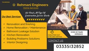 House Construction Service in Islamabad-Buildings and Home Maintenance