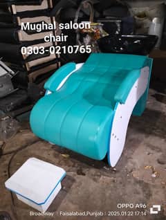 saloon chair/cutting chair/hair wash unit/pedicure unit/facial bed et