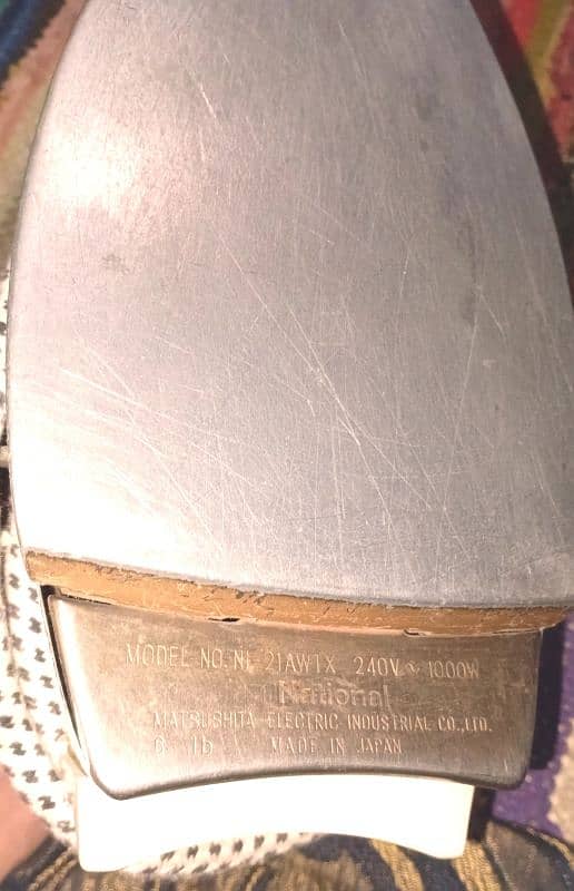 NATIONAL IRON NEW. MADE IN JAPAN. NI. 21AWTX 4