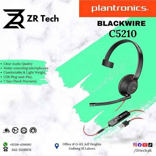 Plantronics Jabra Sennhiser Logitech USB Noise Cancellation Headphones 0