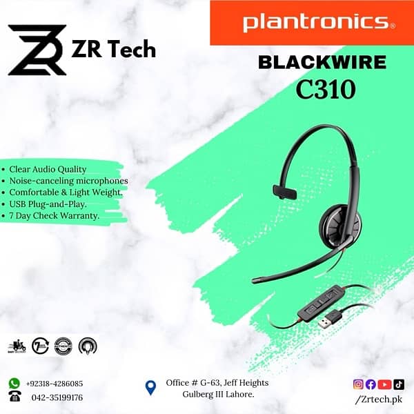 Plantronics Jabra Sennhiser Logitech USB Noise Cancellation Headphones 6