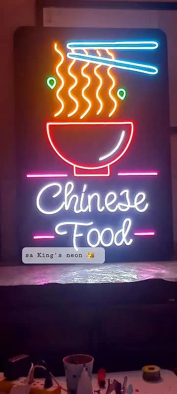 LED sign board, Acrylic Sign board, 3d sign board, Neon lights 6