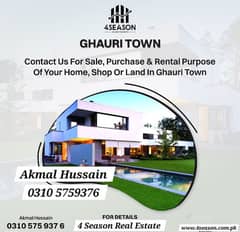 Ghouri Town House For Rent