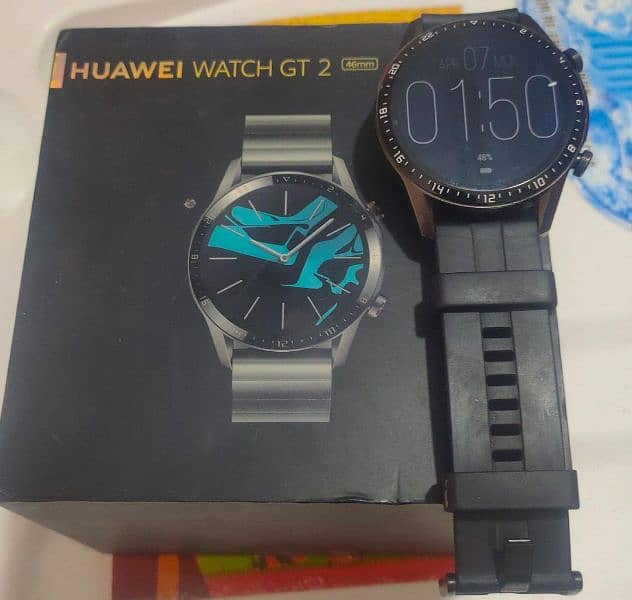 Huawei GT 2 46mm black titanium color 0