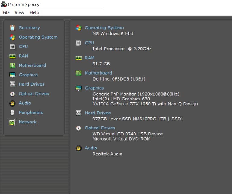 GAMING XPS 15 9570 4