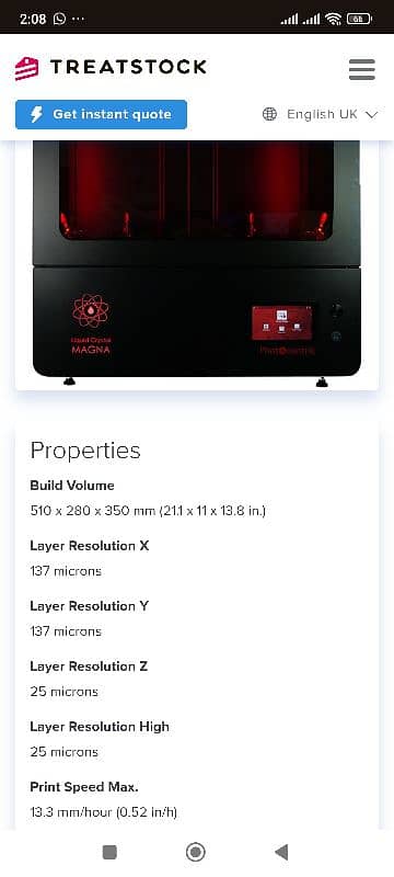 3d printer photocentric liquid crystal magna 1