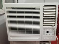 Window inverter AC and mobile portable AC