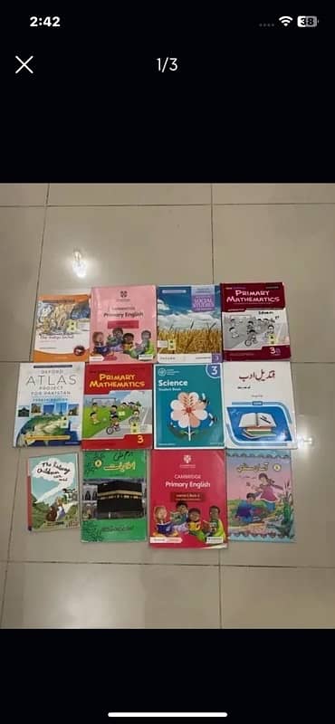 The city school Karachi class 3 full course available for sell 0