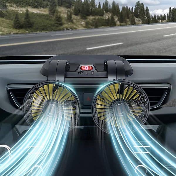 Dashboard Cooling Dual Head Fan free delivery cash on delivery 0