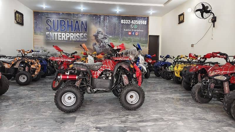 Double Disk Breaks 125cc Hunter Jeep Atv Quad Bike Delivery In All Pak 1
