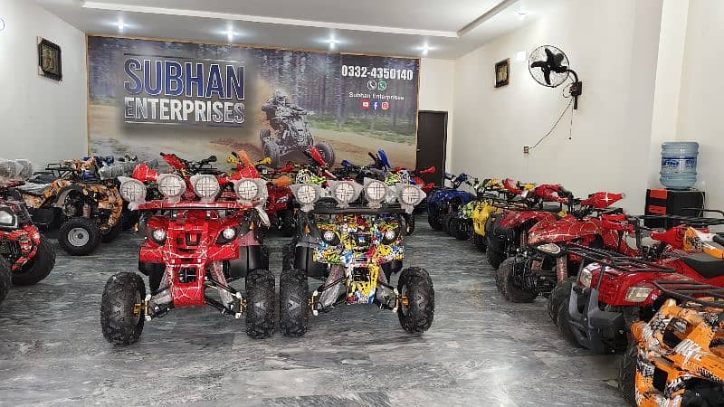 Double Disk Breaks 125cc Hunter Jeep Atv Quad Bike Delivery In All Pak 2