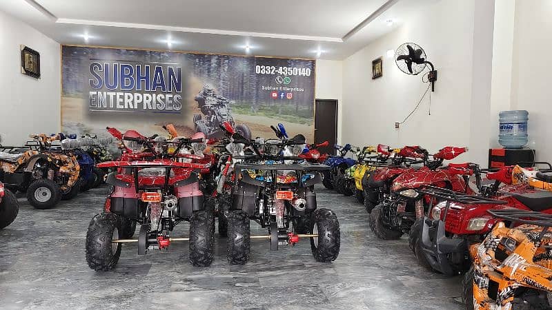 Double Disk Breaks 125cc Hunter Jeep Atv Quad Bike Delivery In All Pak 3