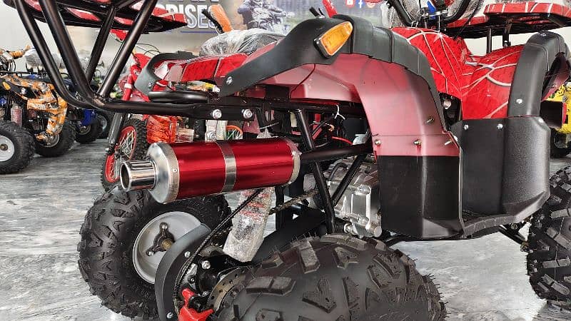 Double Disk Breaks 125cc Hunter Jeep Atv Quad Bike Delivery In All Pak 5