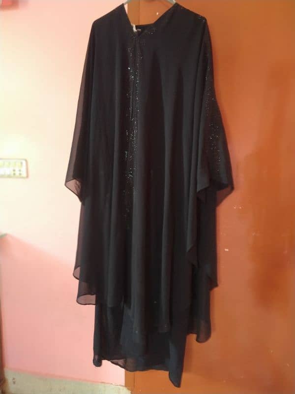 Black butterfly abaya 0