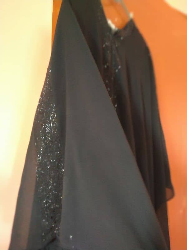 Black butterfly abaya 1