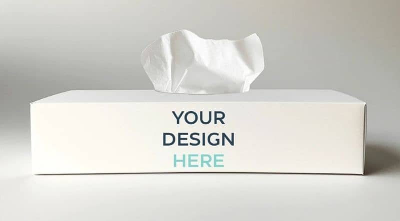 Customized Tissue Boxes PopUp Imported Pure quality with your Logo 1