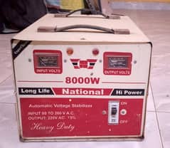 National stabilizer 8000W for Sale