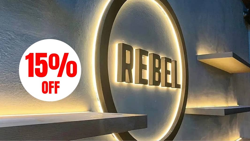 LED sign board/ sign board / 3d sign boards / neon sign board / acryli 11
