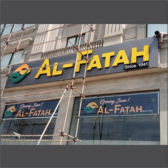 3D sign board / 3d sign / sign board / acrylic board / neon sign Backl 8