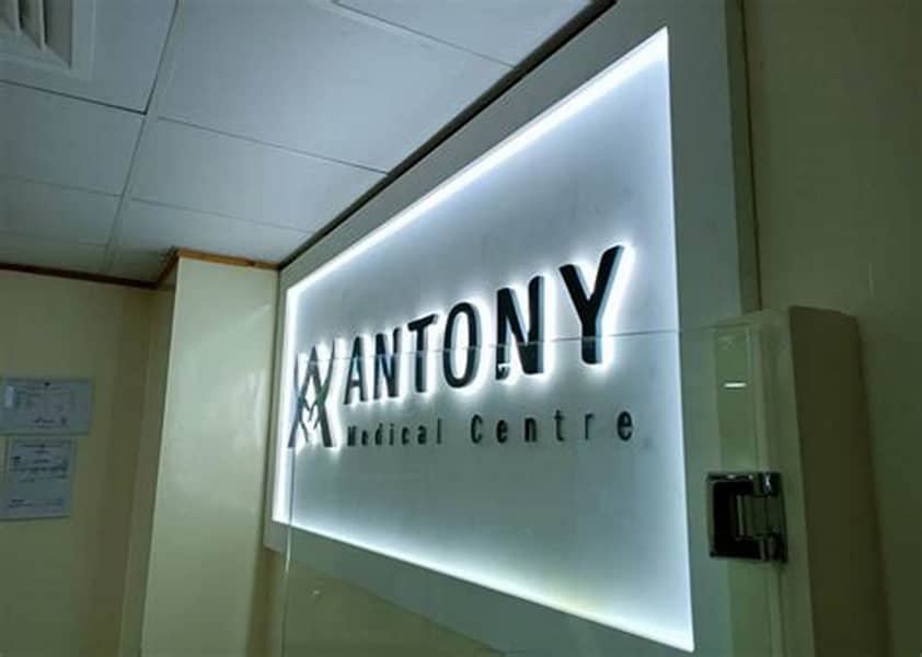 3D sign board / 3d sign / sign board / acrylic board / neon sign Backl 11