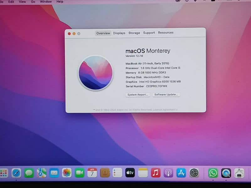 MacBook Air 2015 with brand new Charger 2