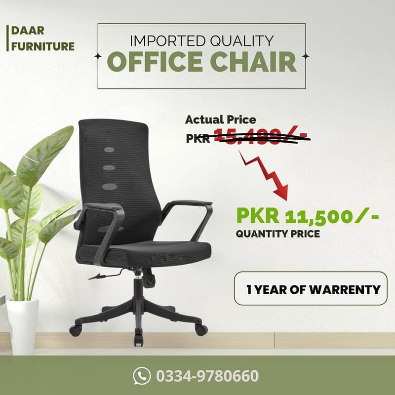 Imported Office Chair/Visitor Chair/Computer Chair/Gaming chair 8