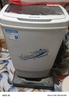 washing machine single Kenwood model w899