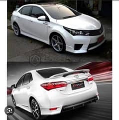 Toyota Corolla 2015 Body Kit - Front and Rear Bumper