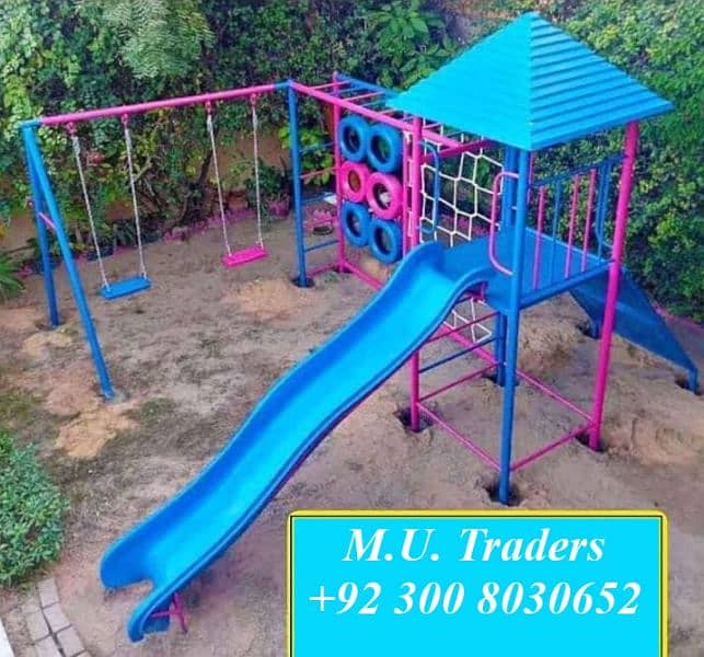 kids slides | Playground Equipment | kid swing | jhoola | kids Rides 0