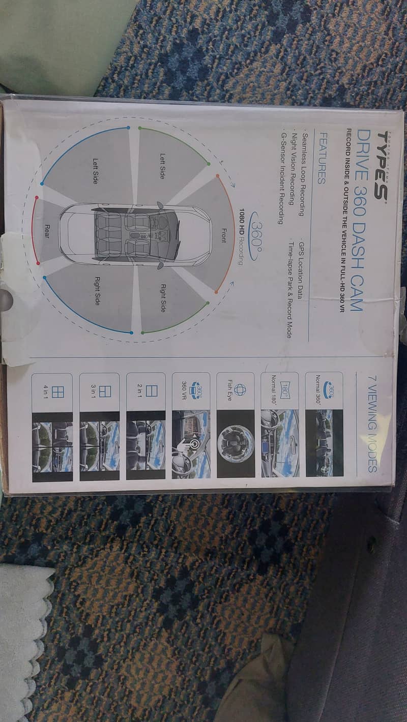 Drive 360 dash camera inside and outside the vehicle in full HD 3 11