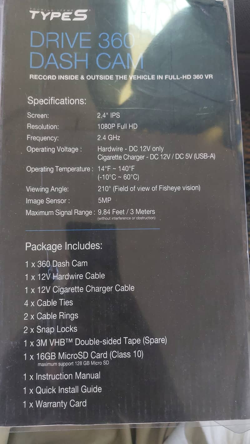 Drive 360 dash camera inside and outside the vehicle in full HD 3 14