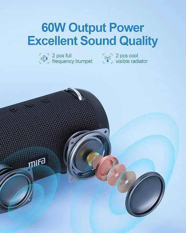 mifa bluetooth speaker a90 60watt Call 1