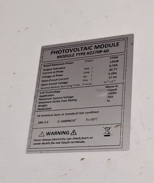 270 Watt Japani Solar Panels 5