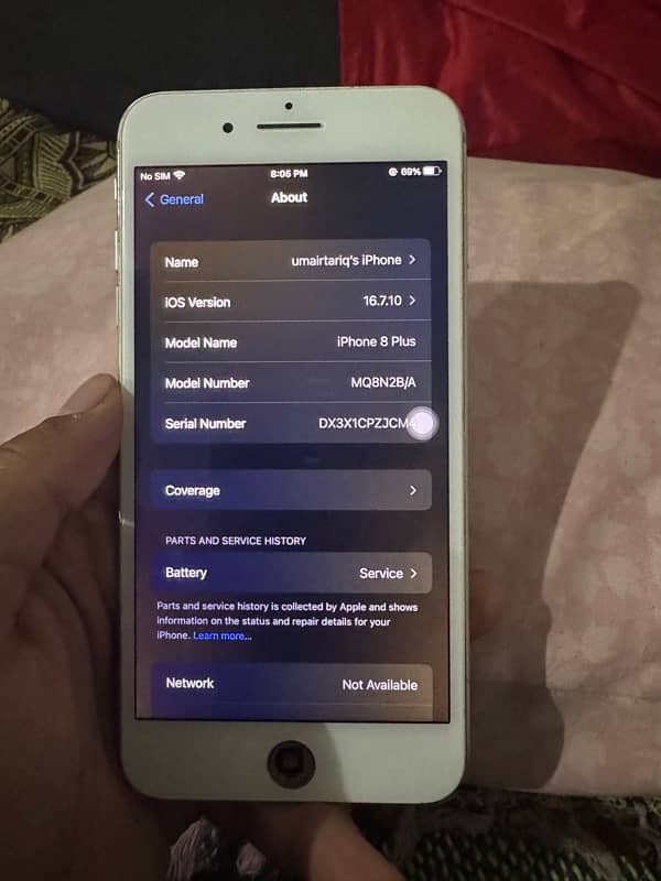 IPhone 8 Plus 64gb FU non pta 7