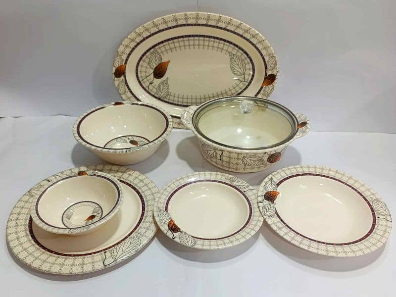 Melamine 27 pcs dinner set (plastic dinner set) 3