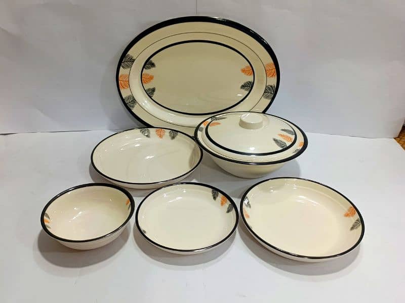 Melamine 27 pcs dinner set (plastic dinner set) 5