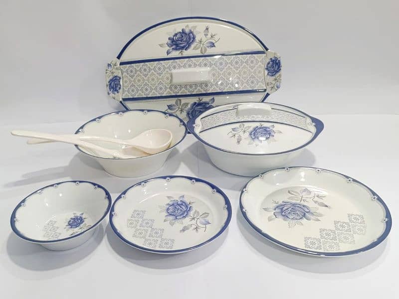 Melamine 27 pcs dinner set (plastic dinner set) 6