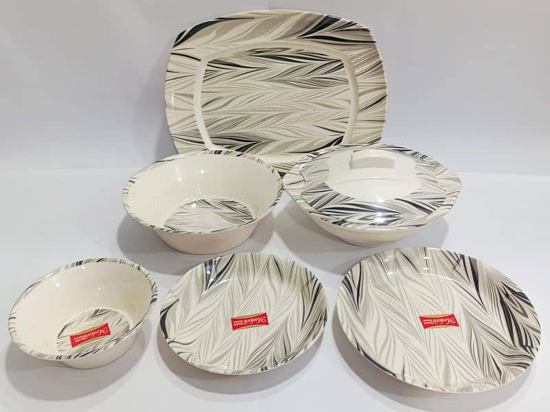 Melamine 27 pcs dinner set (plastic dinner set) 8
