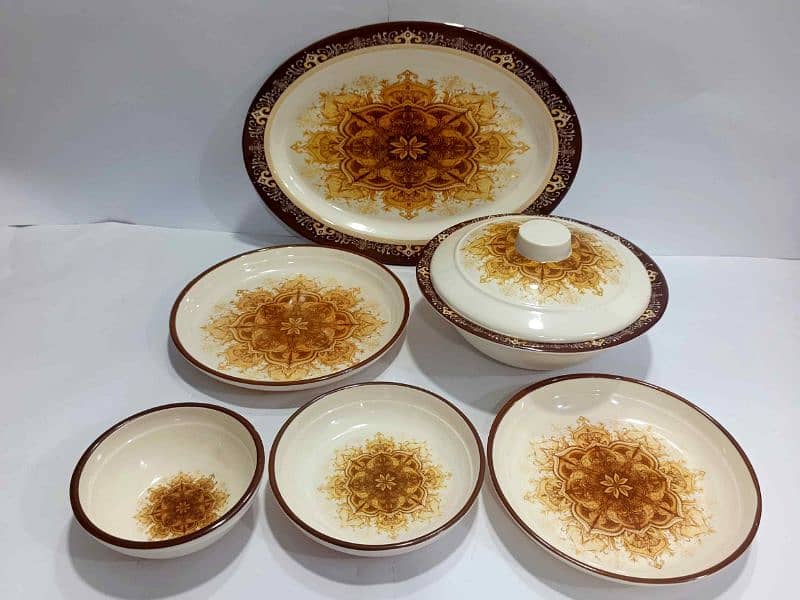 Melamine 27 pcs dinner set (plastic dinner set) 10