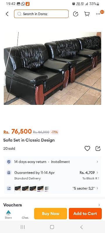 6 Seater Sofa Set (3+2+1) 7