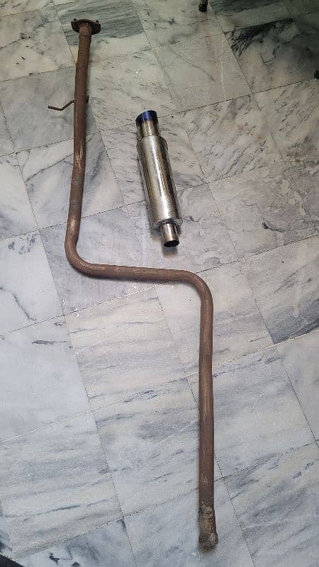 suzuki cultus (old) straight pipe with HKS exaust 0