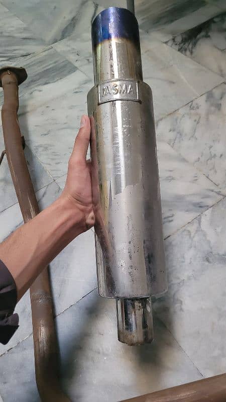 suzuki cultus (old) straight pipe with HKS exaust 1