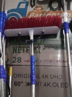 SOLAR PANEL CLEANING BRUSH 1 FEET ROD WATER SYSTEM 03334804778