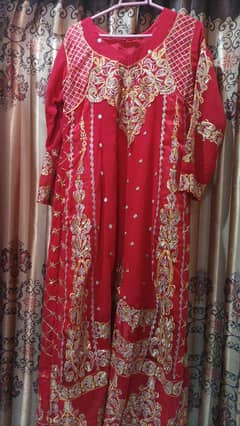 Elegant Two-Piece Embroidered Maxi with Dupatta