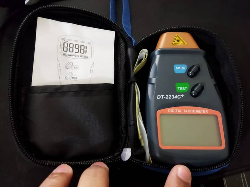 Tachometer rpm meter, Clamp meter, wireless soldering iron, 1