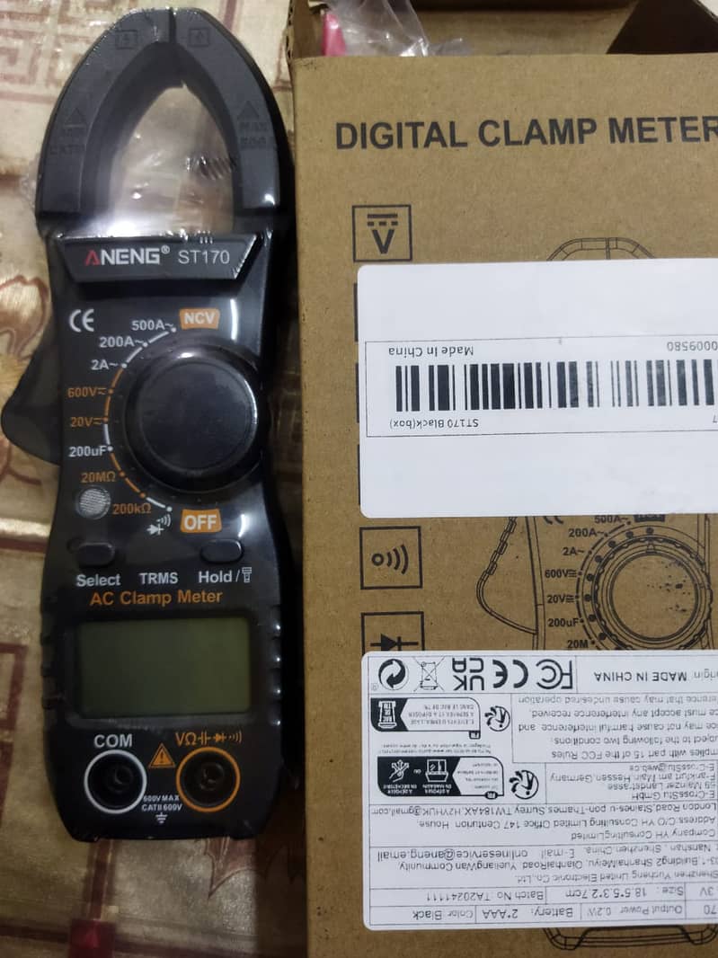 Tachometer rpm meter, Clamp meter, wireless soldering iron, 2