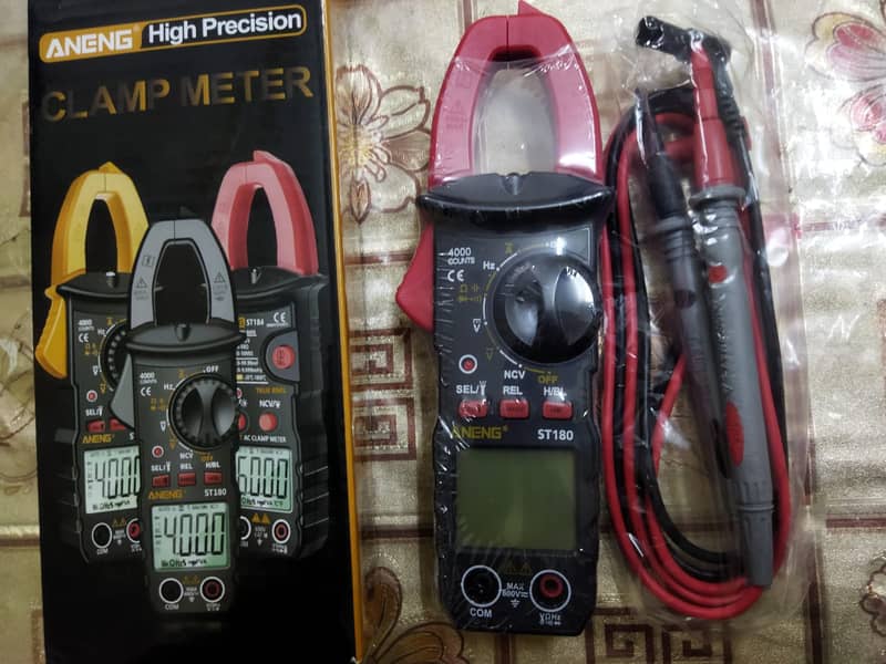 Tachometer rpm meter, Clamp meter, wireless soldering iron, 4