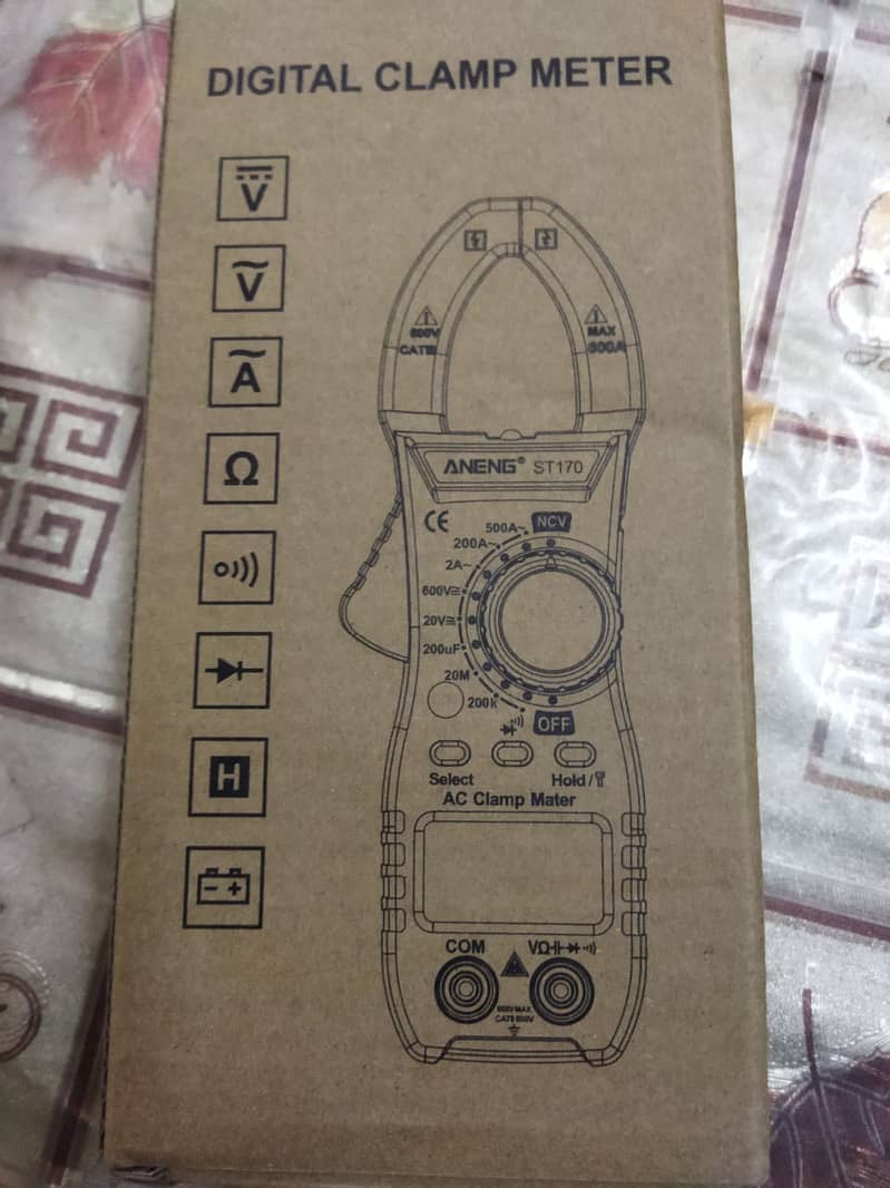 Tachometer rpm meter, Clamp meter, wireless soldering iron, 5
