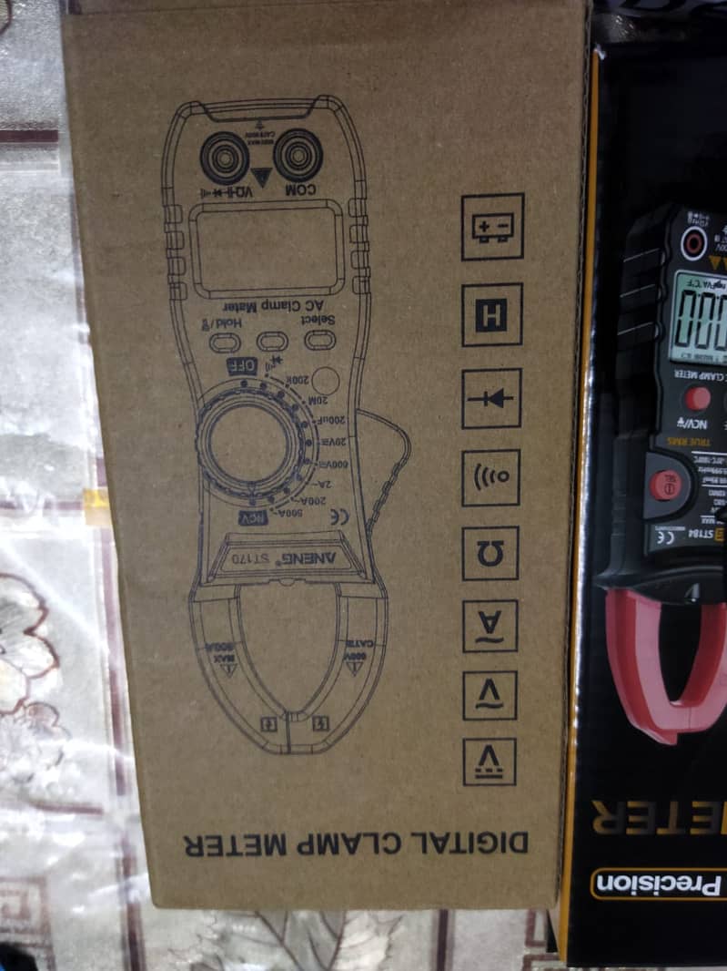 Tachometer rpm meter, Clamp meter, wireless soldering iron, 17